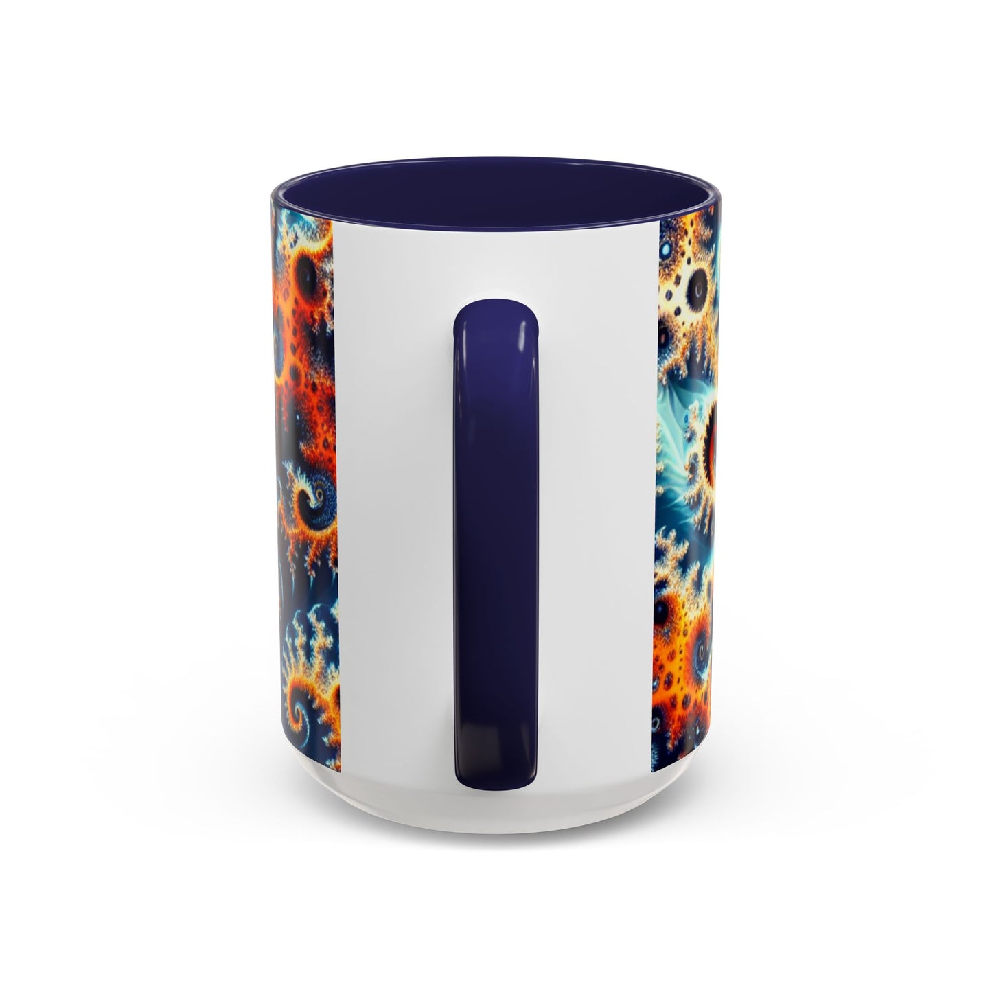 Vibrant Spiral Design Coffee Mug - 11/15oz Ceramic Accent Cup for Art Lovers