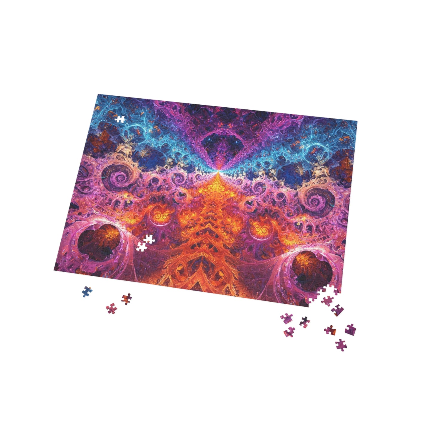 056- Fractal Puzzle (96, 252, 500, 1000-Piece) - Fun Family Activity and Gift