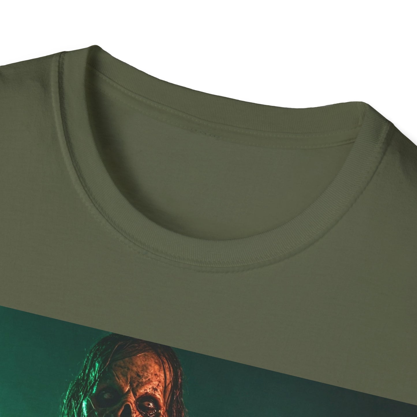 UK - Horror-Inspired Unisex Softstyle T-Shirt - Spooky Halloween Graphic Tee