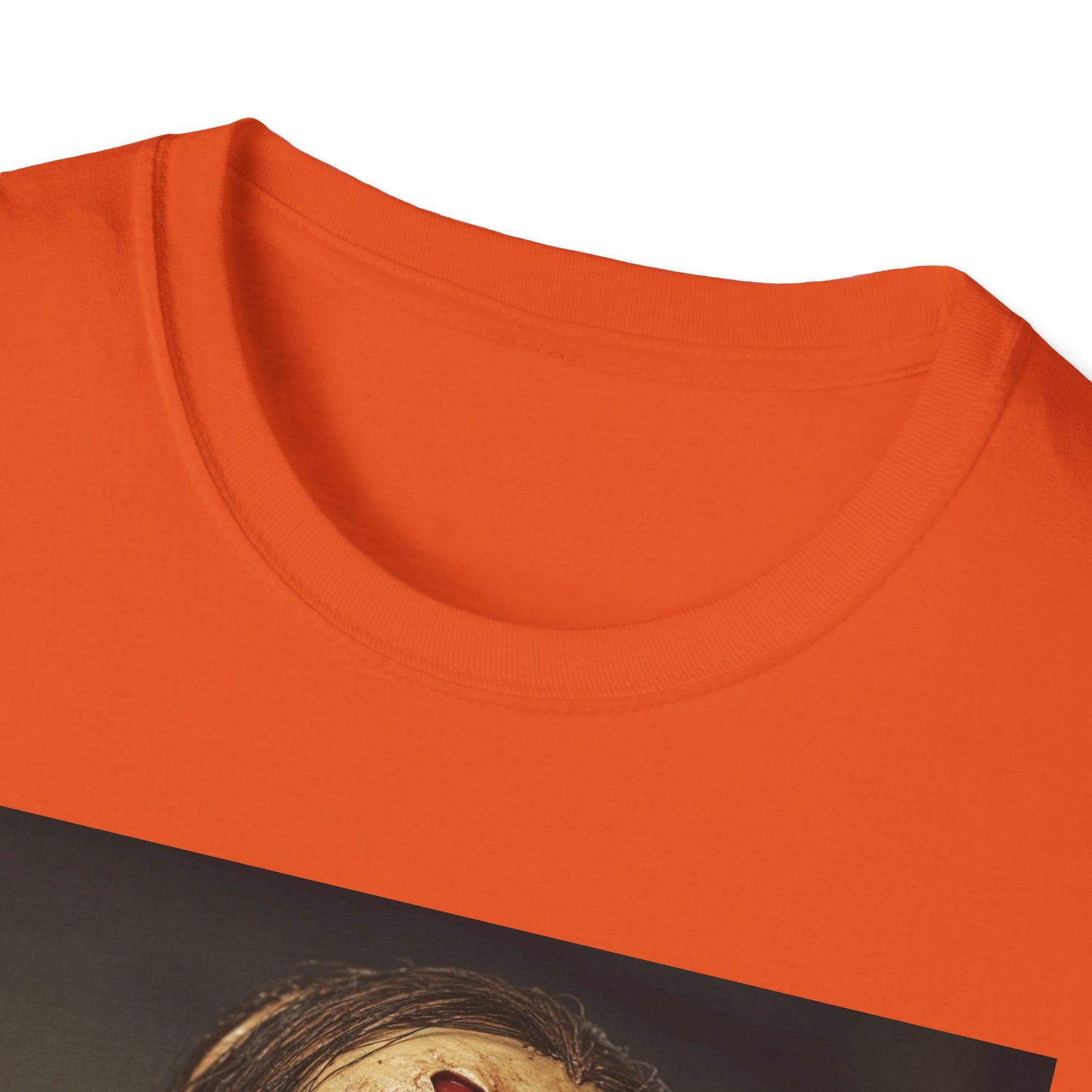 Apocalyptic Portrait Tee, bold, decaying zombie graphic