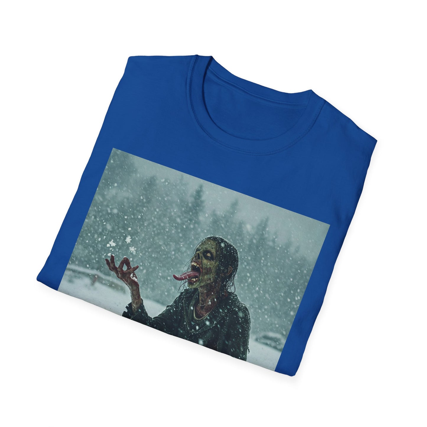 Chilling Horror Graphic Tee - Unisex Softstyle T-Shirt with Spooky Design