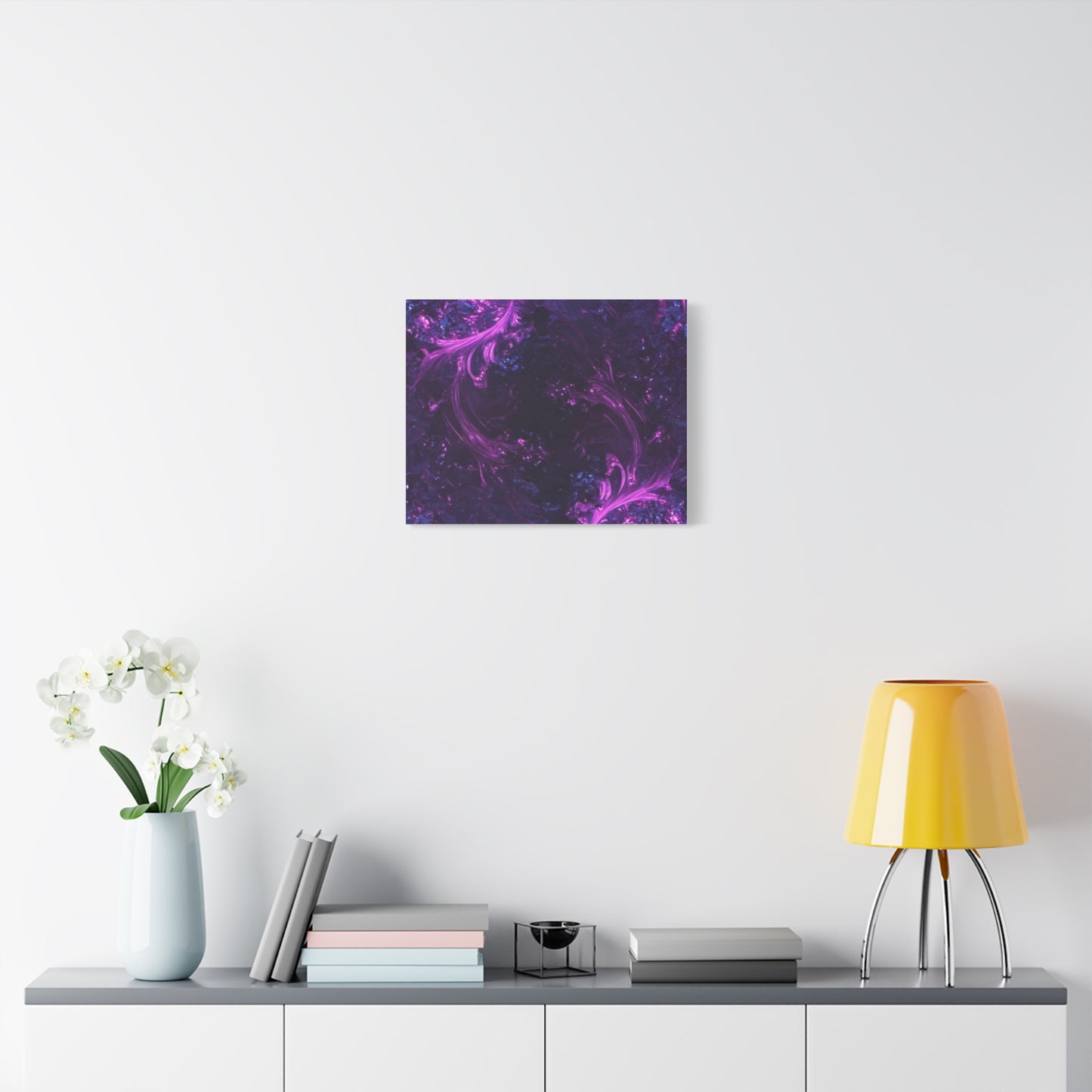 Abstract Purple Fractal Canvas Print - Artistic Wall Décor