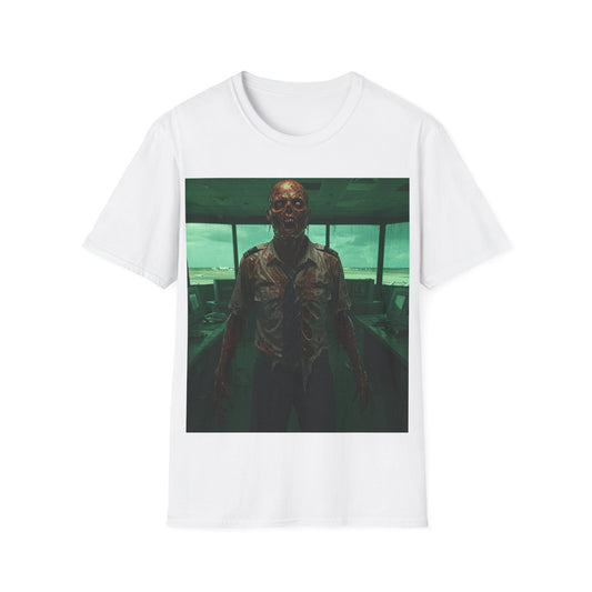 UK - Unisex Softstyle Zombie Graphic Tee - Perfect for Halloween and Horror Fans