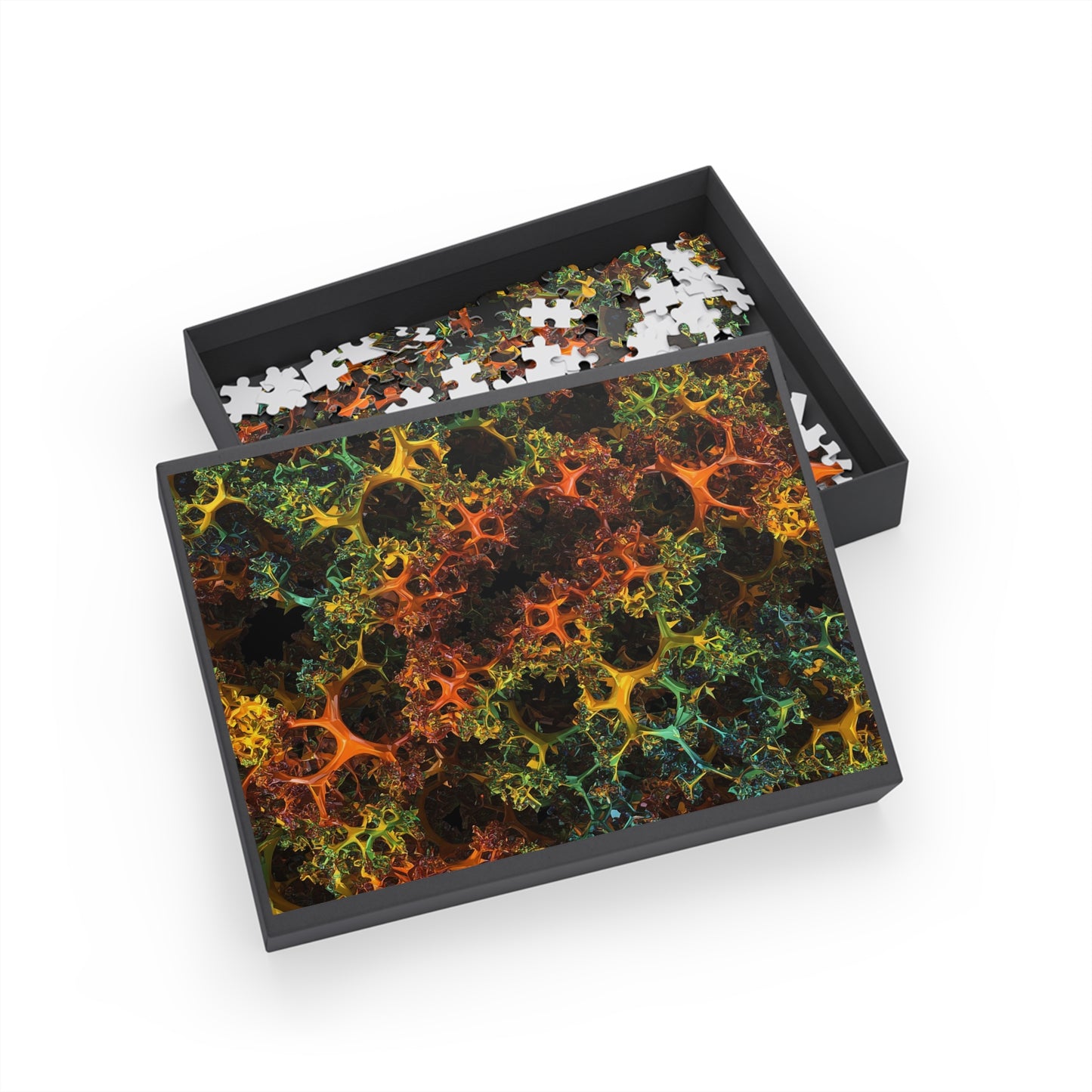 082- Fractal Puzzle (96, 252, 500, 1000-Piece) - Fun Family Activity and Gift