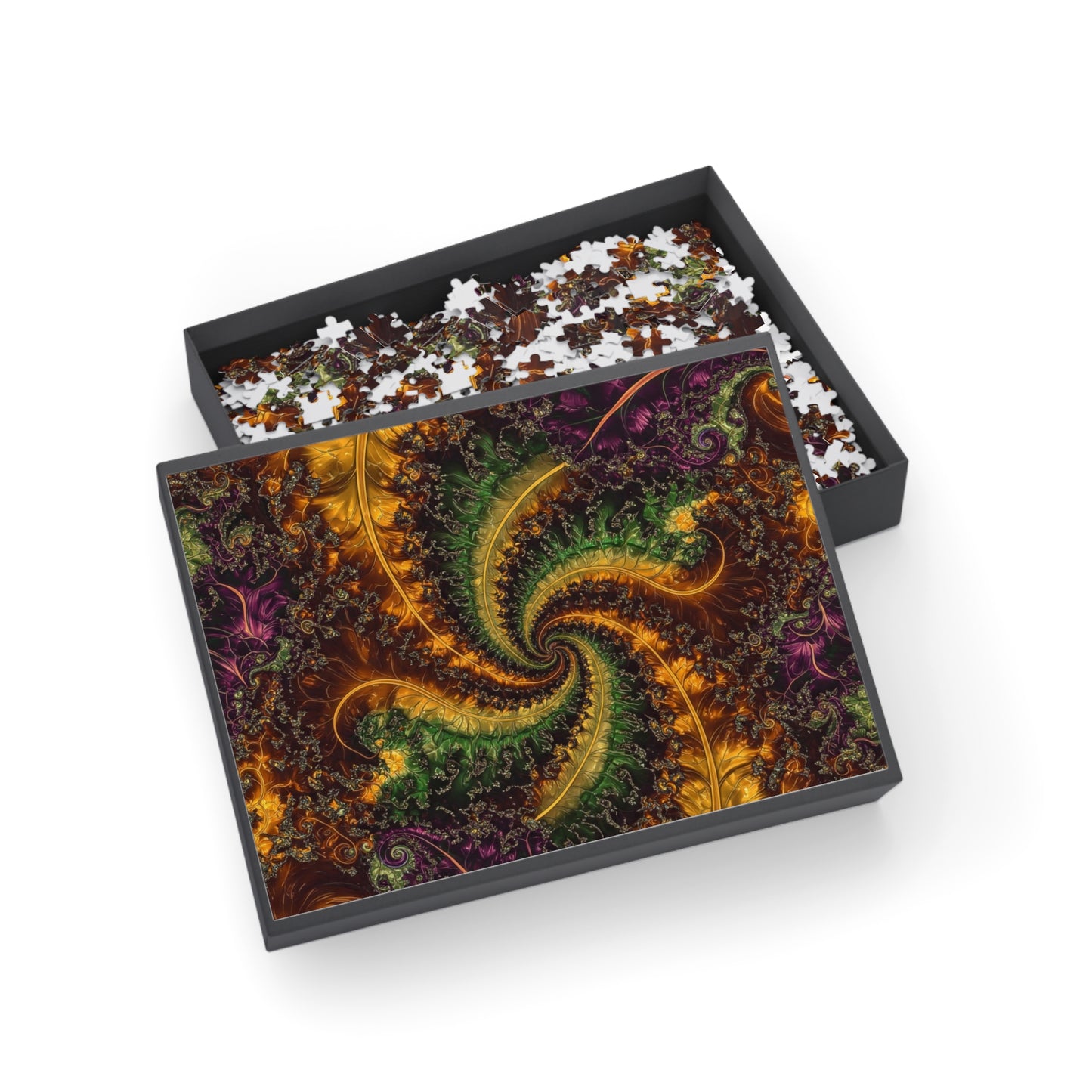 030 - Fractal Puzzle (96, 252, 500, 1000-Piece) - Fun Family Activity and Gift
