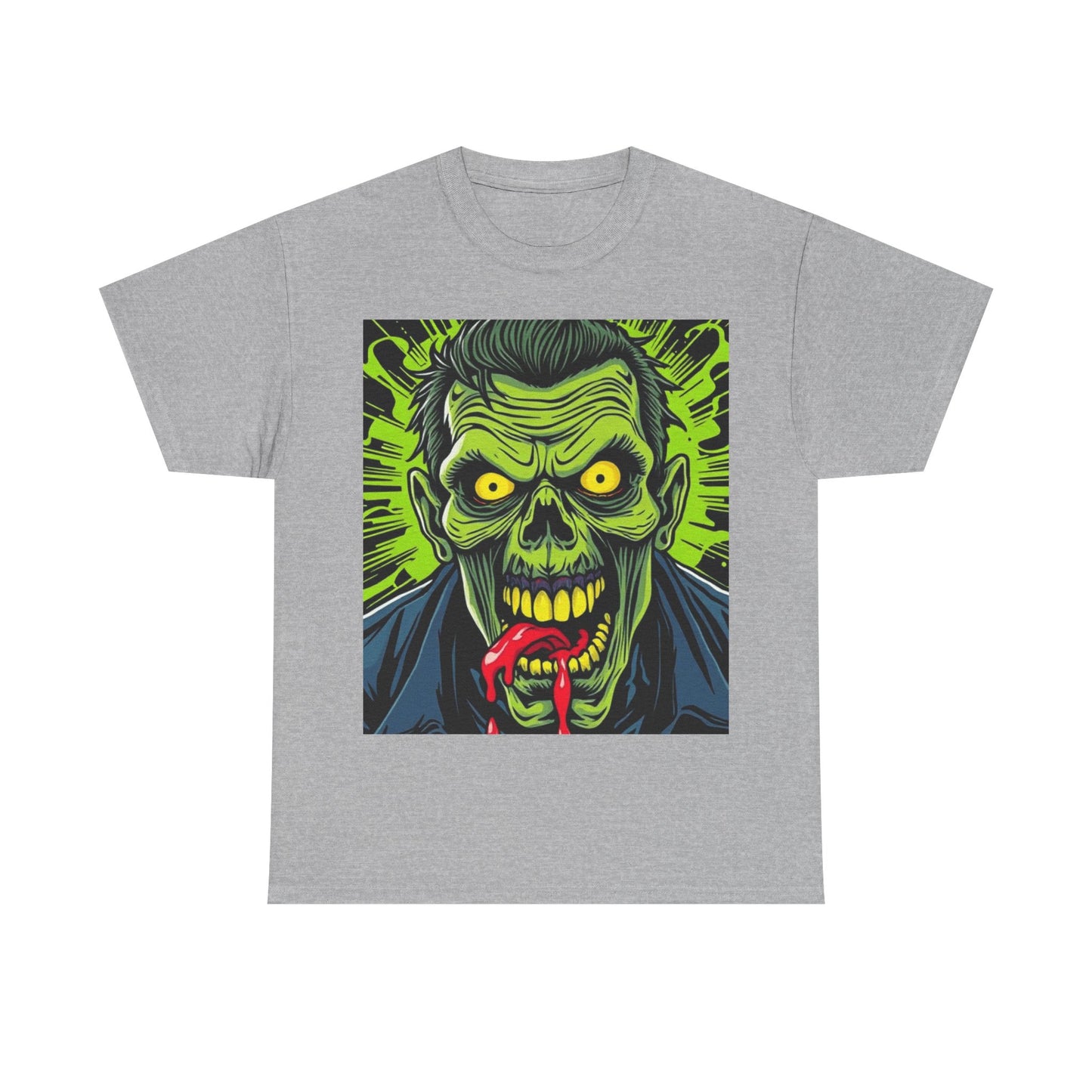 UK - Zombie Graphic Unisex Heavy Cotton Tee