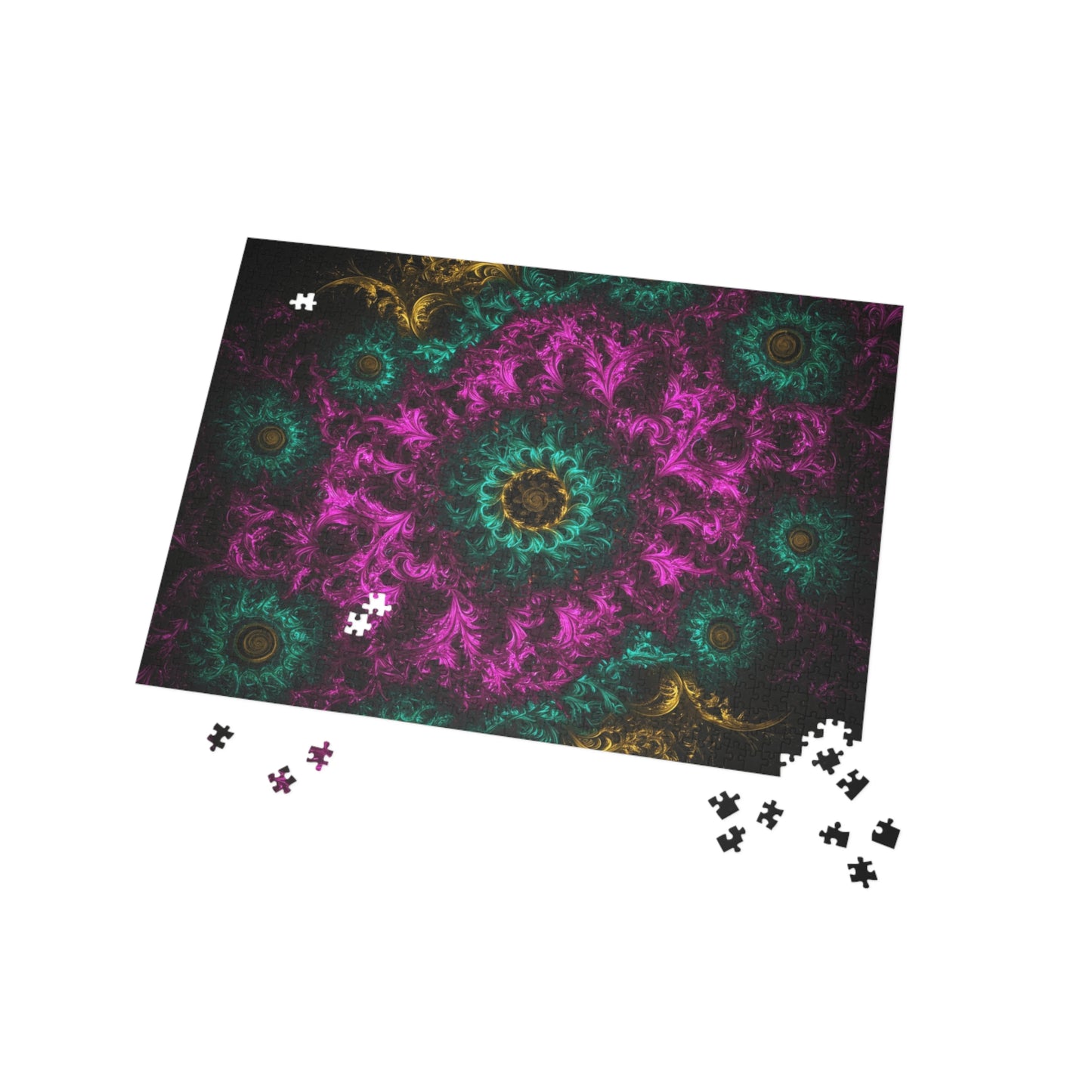 062- Fractal Puzzle (96, 252, 500, 1000-Piece) - Fun Family Activity and Gift