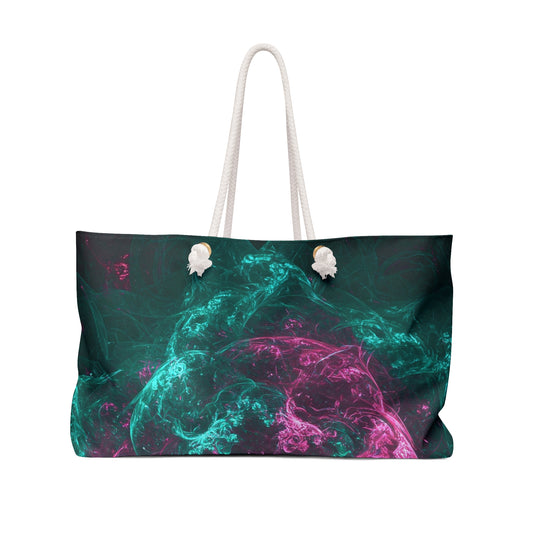 Vibrant Abstract Weekender Bag | Stylish Travel Tote for Getaways | Perfect for Weekend Trips and Holidays