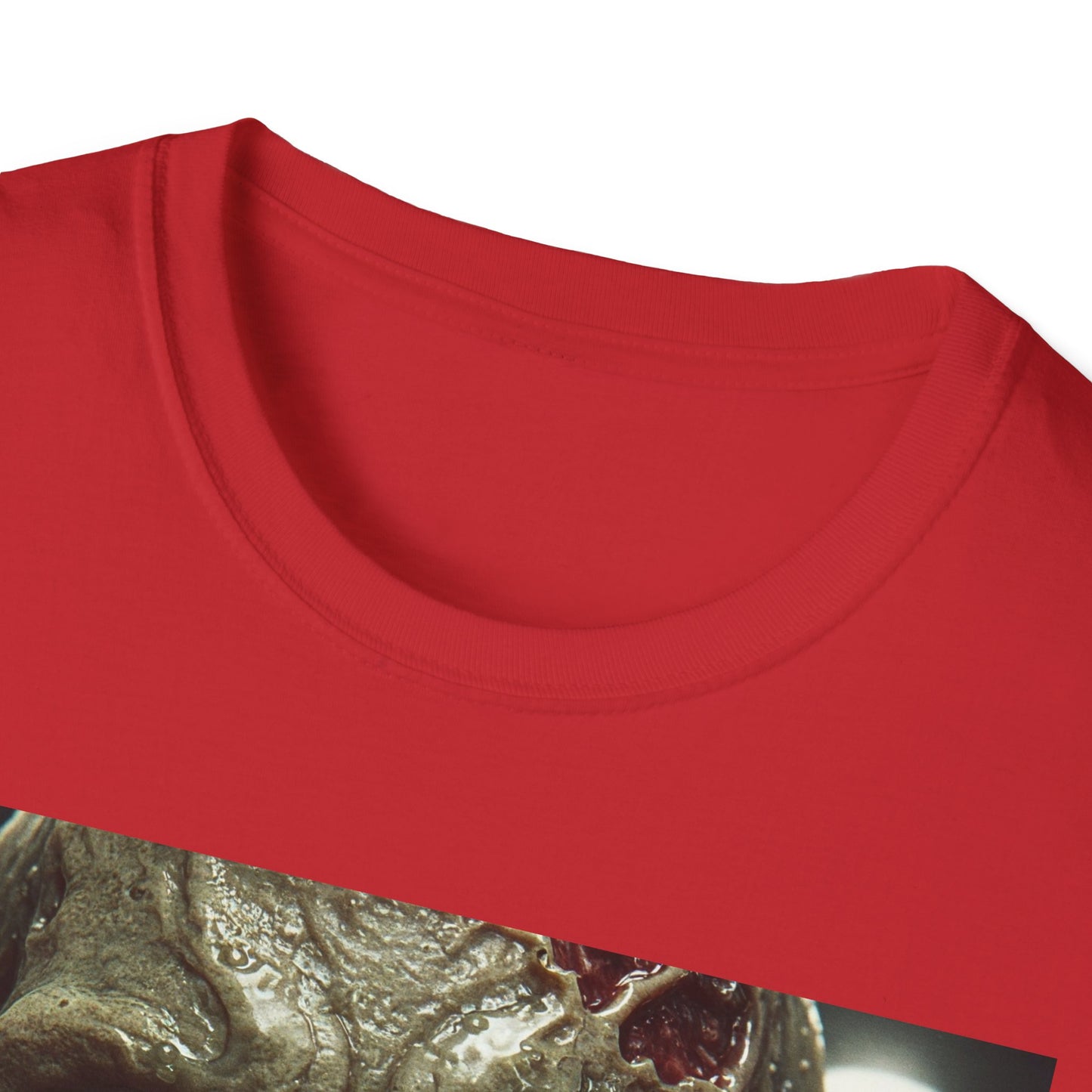Apocalyptic Portrait Tee, bold, decaying zombie graphic