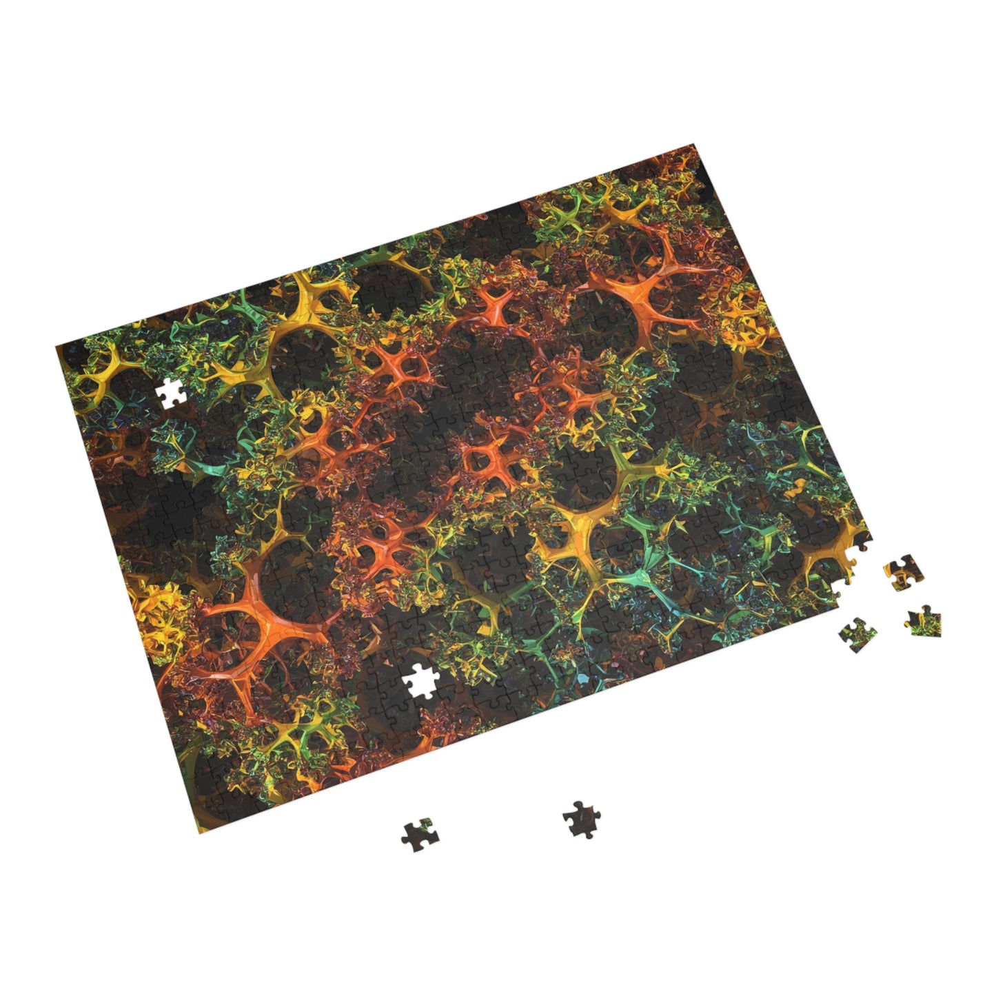 082- Fractal Puzzle (96, 252, 500, 1000-Piece) - Fun Family Activity and Gift