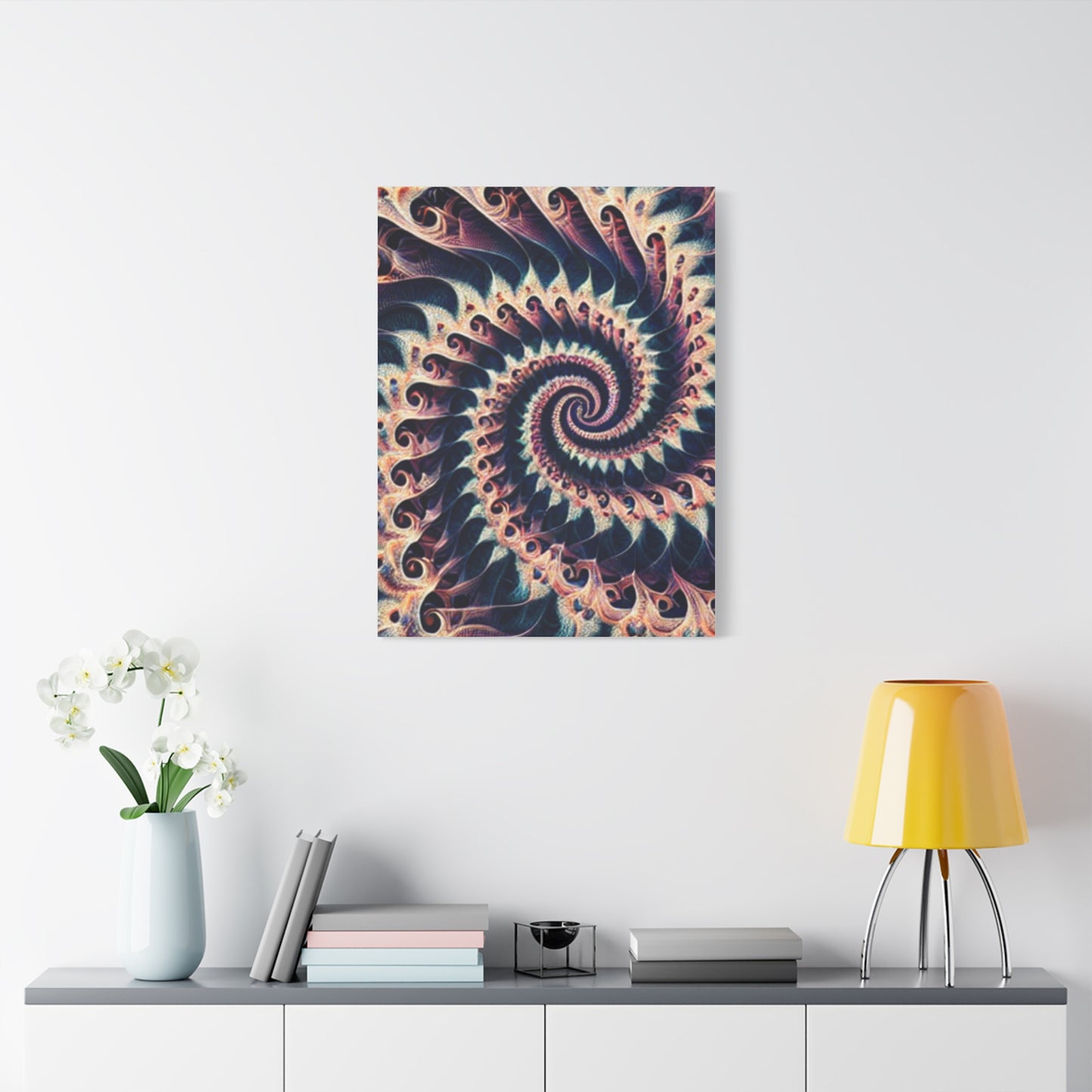 Abstract Spiral Art Canvas Print - Modern Home Decor for Art Lovers