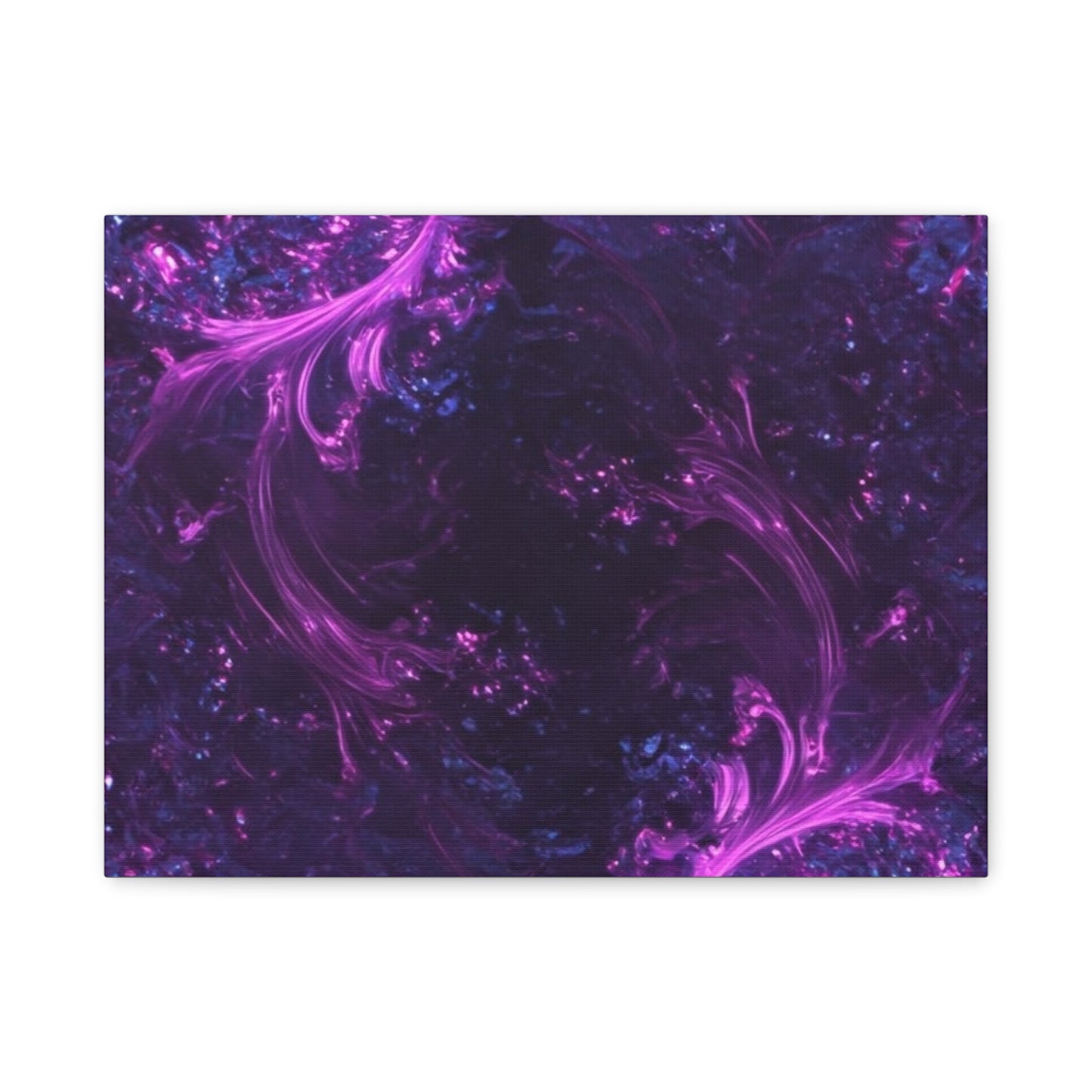 Abstract Purple Fractal Canvas Print - Artistic Wall Décor