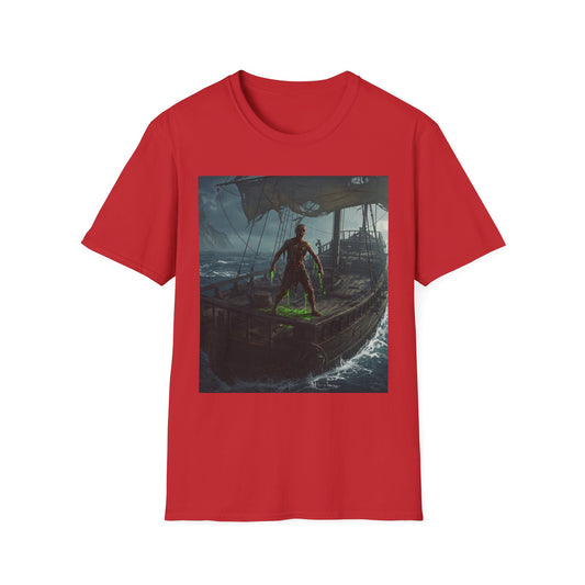 Adventurous Pirate Graphic Unisex T-Shirt - Perfect for Sea Lovers!
