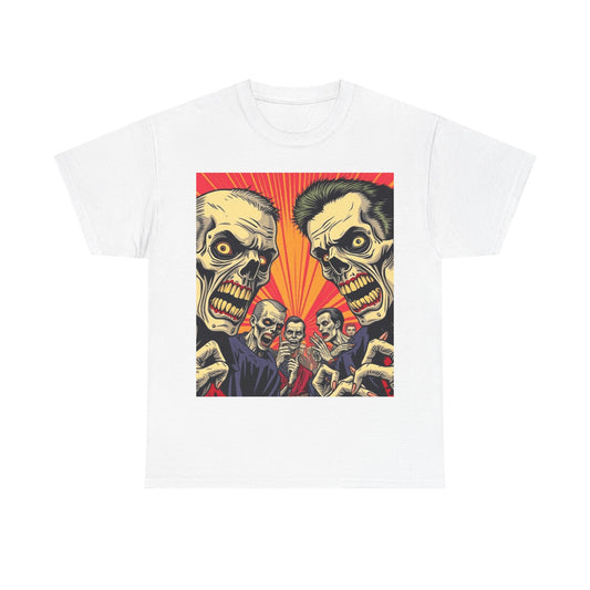 UK - Vintage Horror Graphic Unisex Heavy Cotton Tee