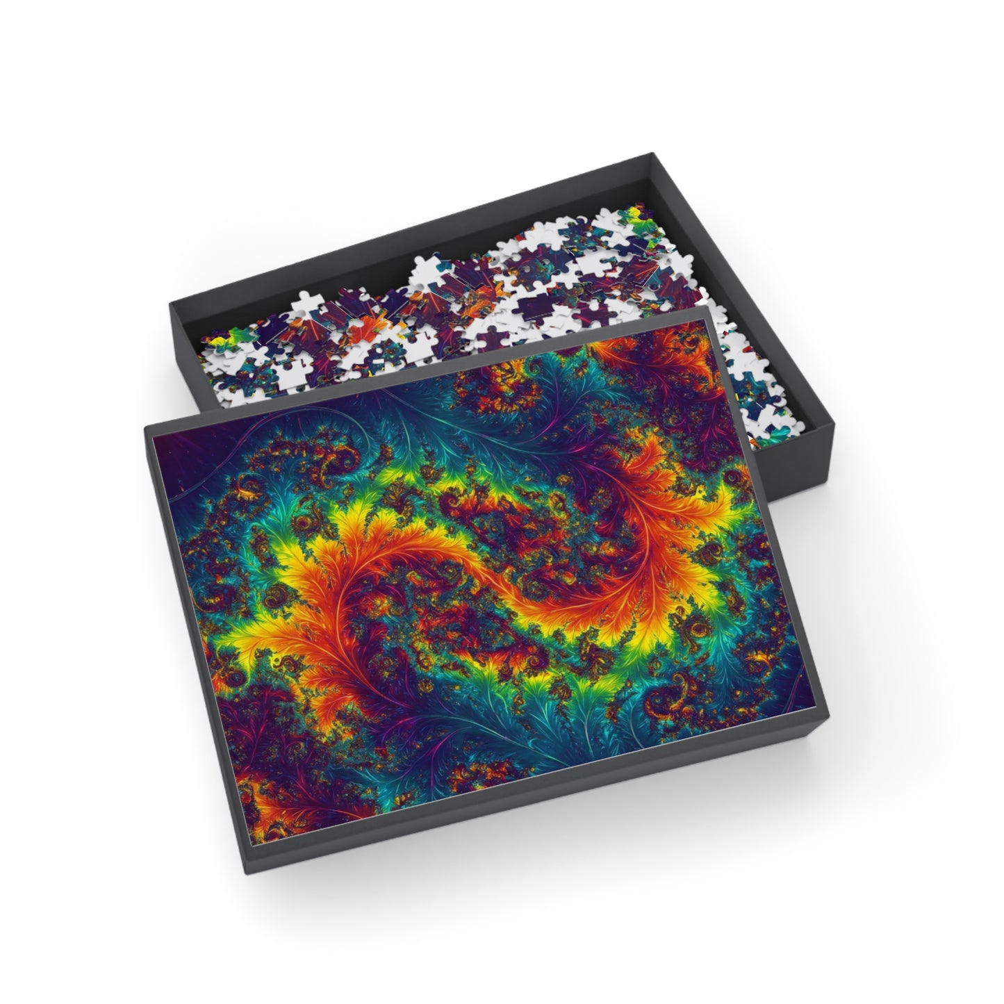 071- Fractal Puzzle (96, 252, 500, 1000-Piece) - Fun Family Activity and Gift