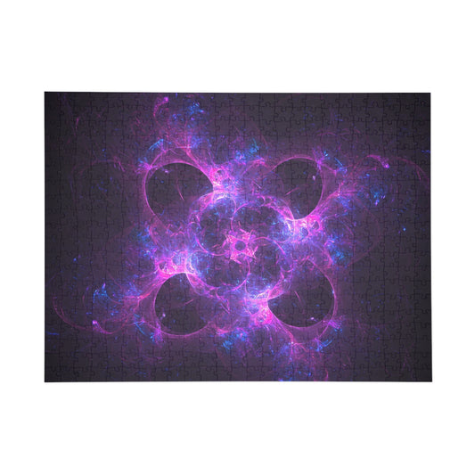 Vibrant Cosmic Puzzle (96-1000 Pieces) - Stunning Fractal Design for Relaxation and Fun