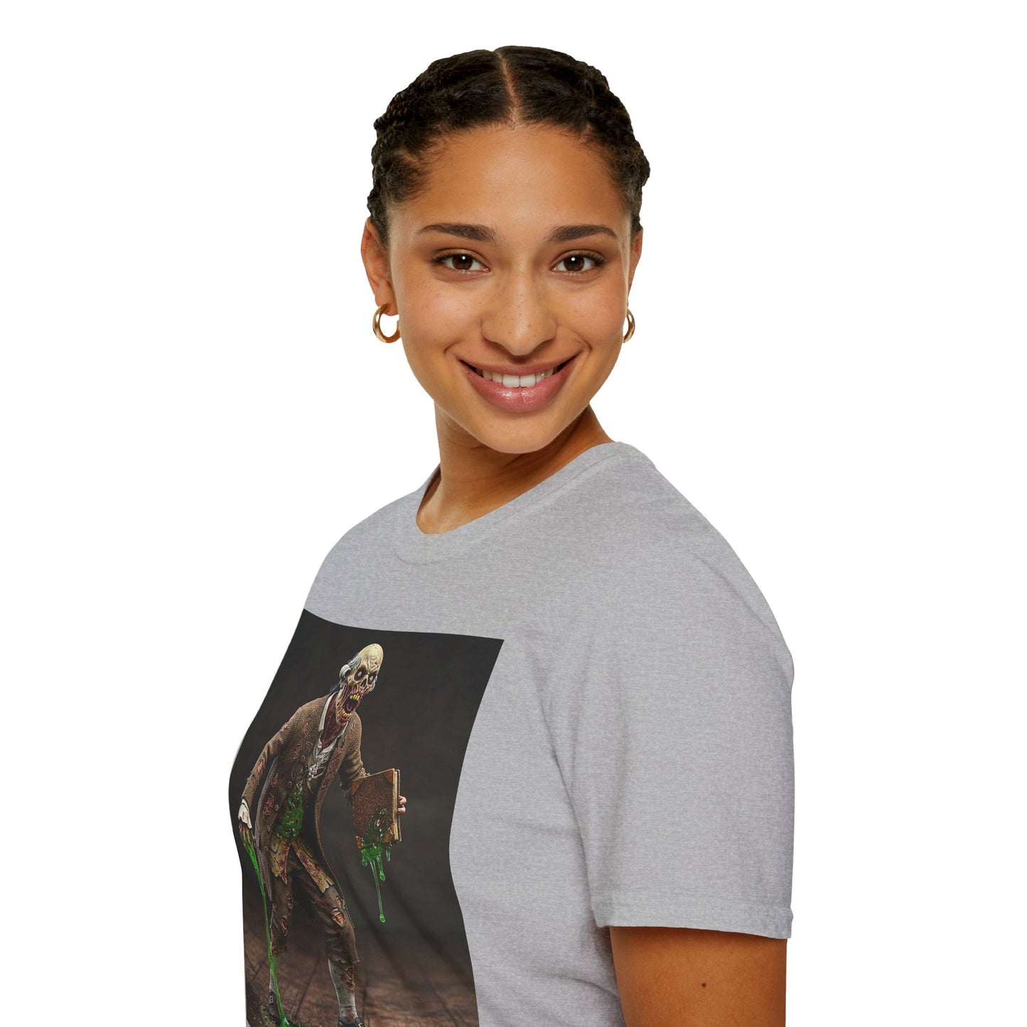 Zombie Science Unisex Softstyle T-Shirt - Spooky Halloween Apparel