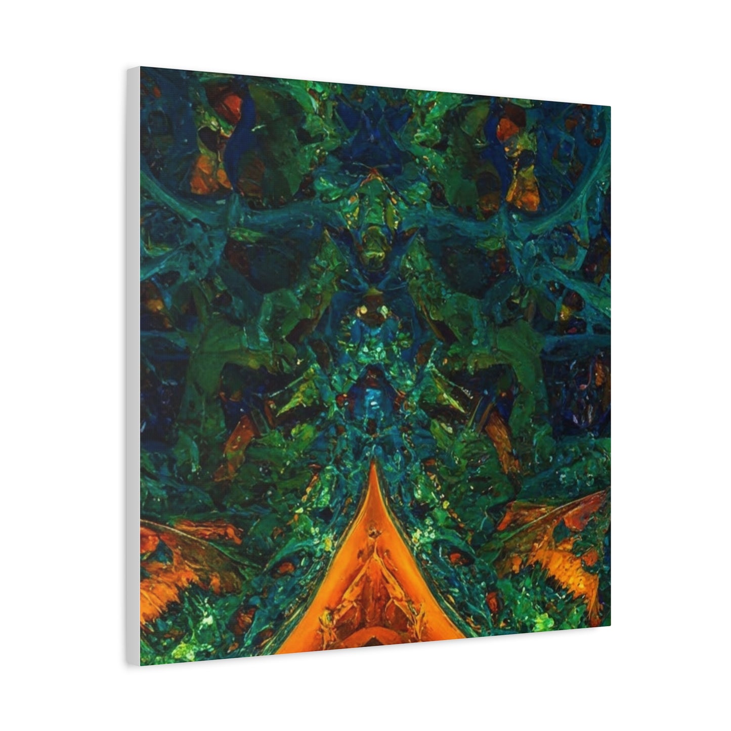 Vibrant Abstract Fractal Art Canvas Print