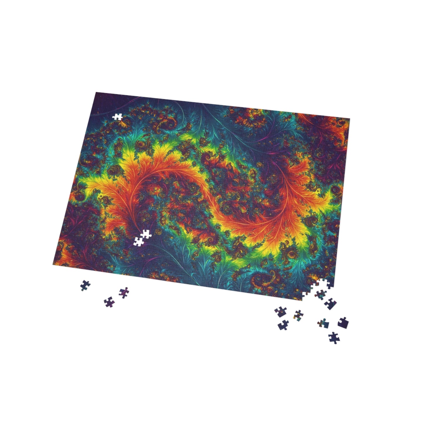 071- Fractal Puzzle (96, 252, 500, 1000-Piece) - Fun Family Activity and Gift