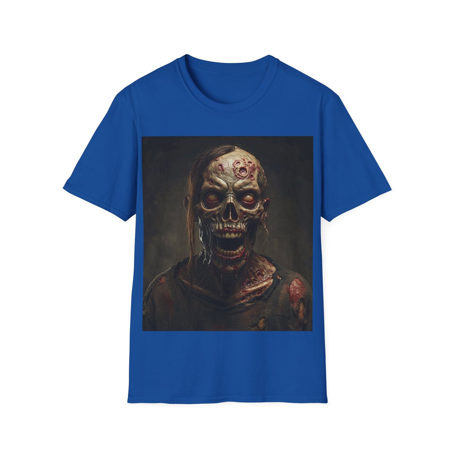 UK - Zombie Graphic Apocalyptic Portrait Tee, bold, decaying zombie graphic
