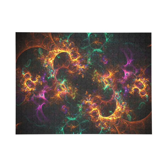 Colorful Cosmic Puzzle - 500-Piece Jigsaw for Family Fun