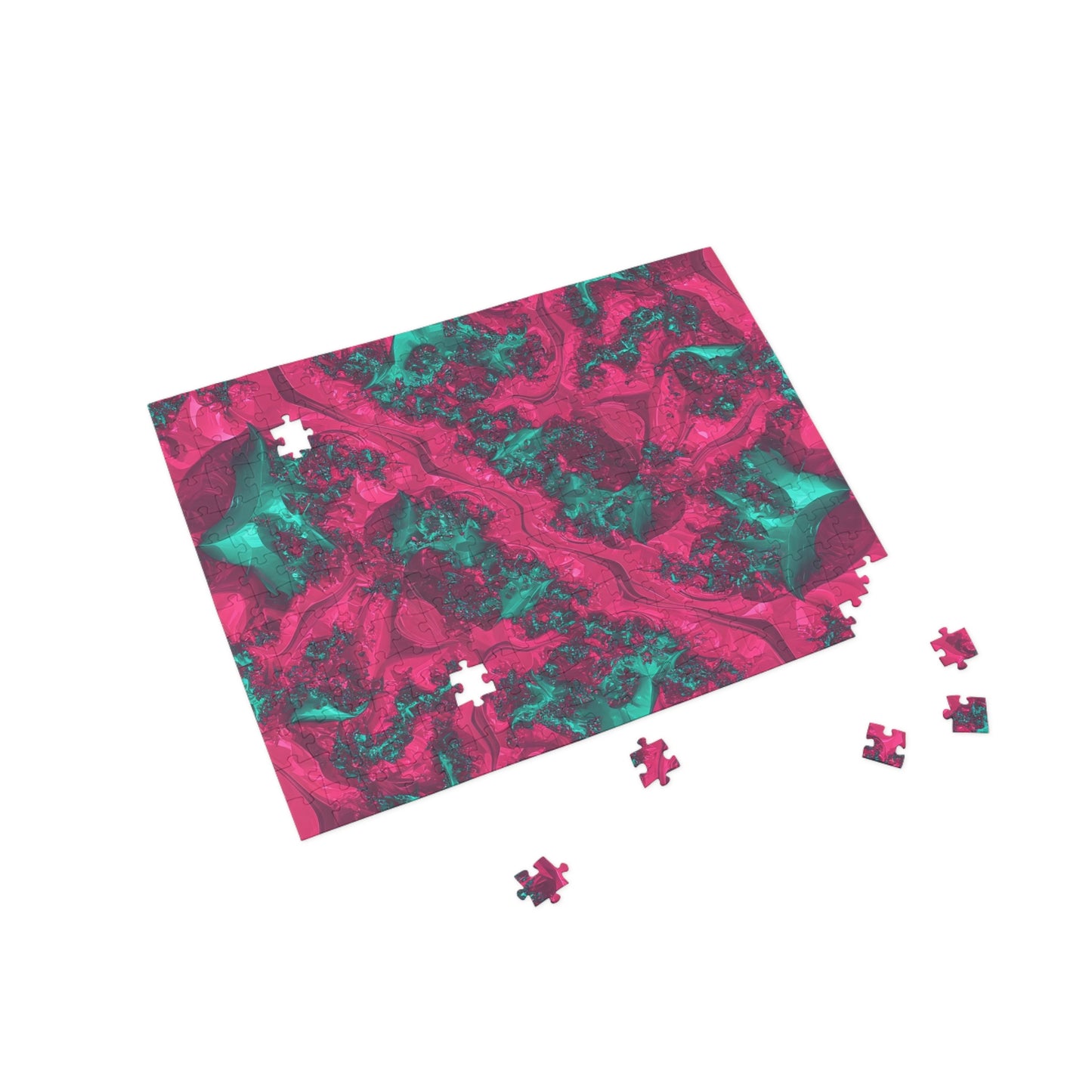 Abstract Fractal Puzzle – 96, 252, 500, 1000 Pieces – Vibrant Artistic Design for Relaxation and Fun
