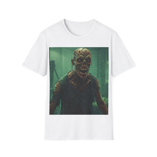 UK - Creepy Skeleton Graphic Unisex Softstyle T-Shirt