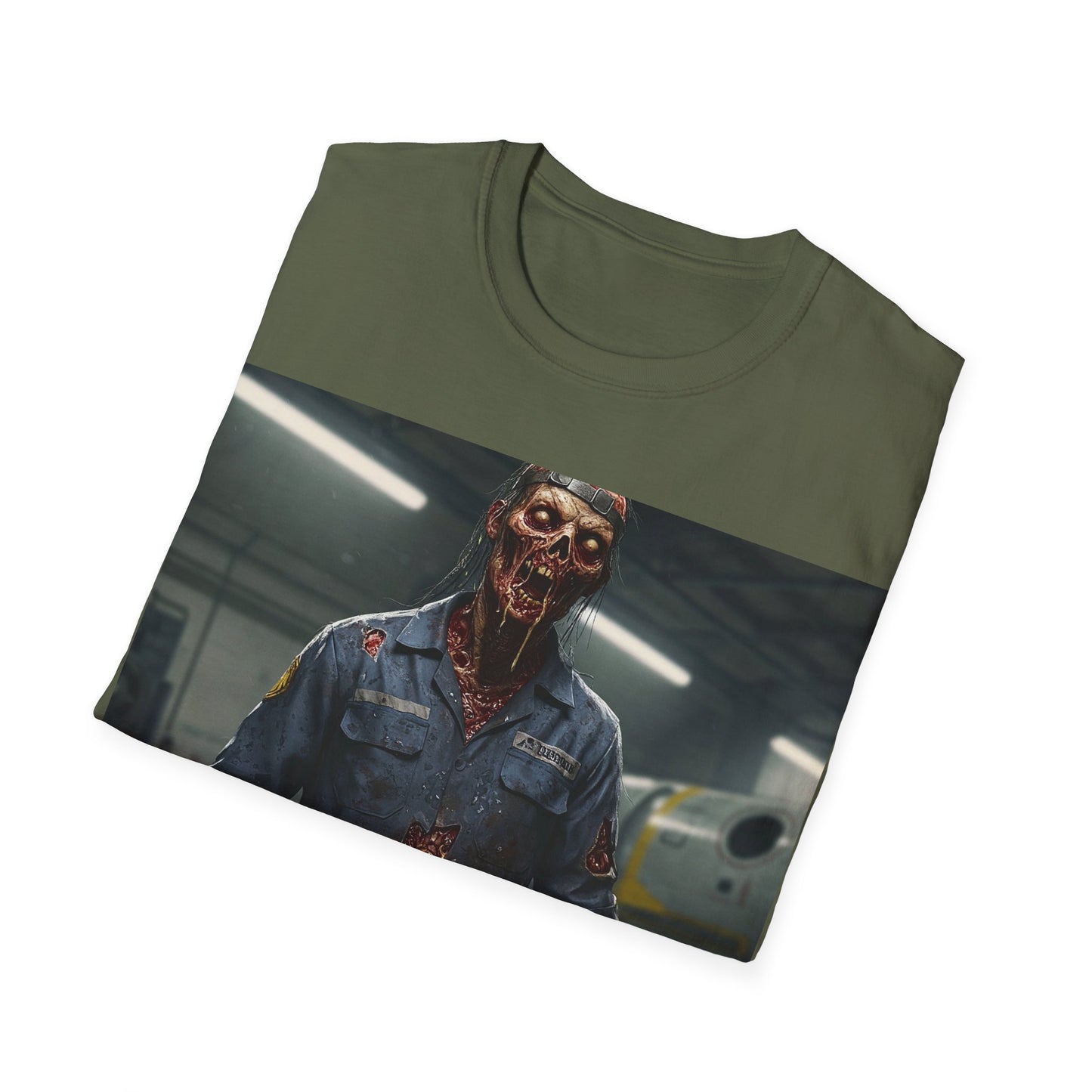 UK - Unisex Softstyle Horror Graphic T-Shirt - Perfect for Halloween and Horror Fans