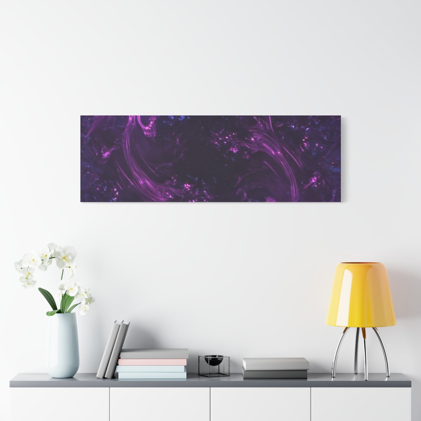 Abstract Purple Fractal Canvas Print - Artistic Wall Décor