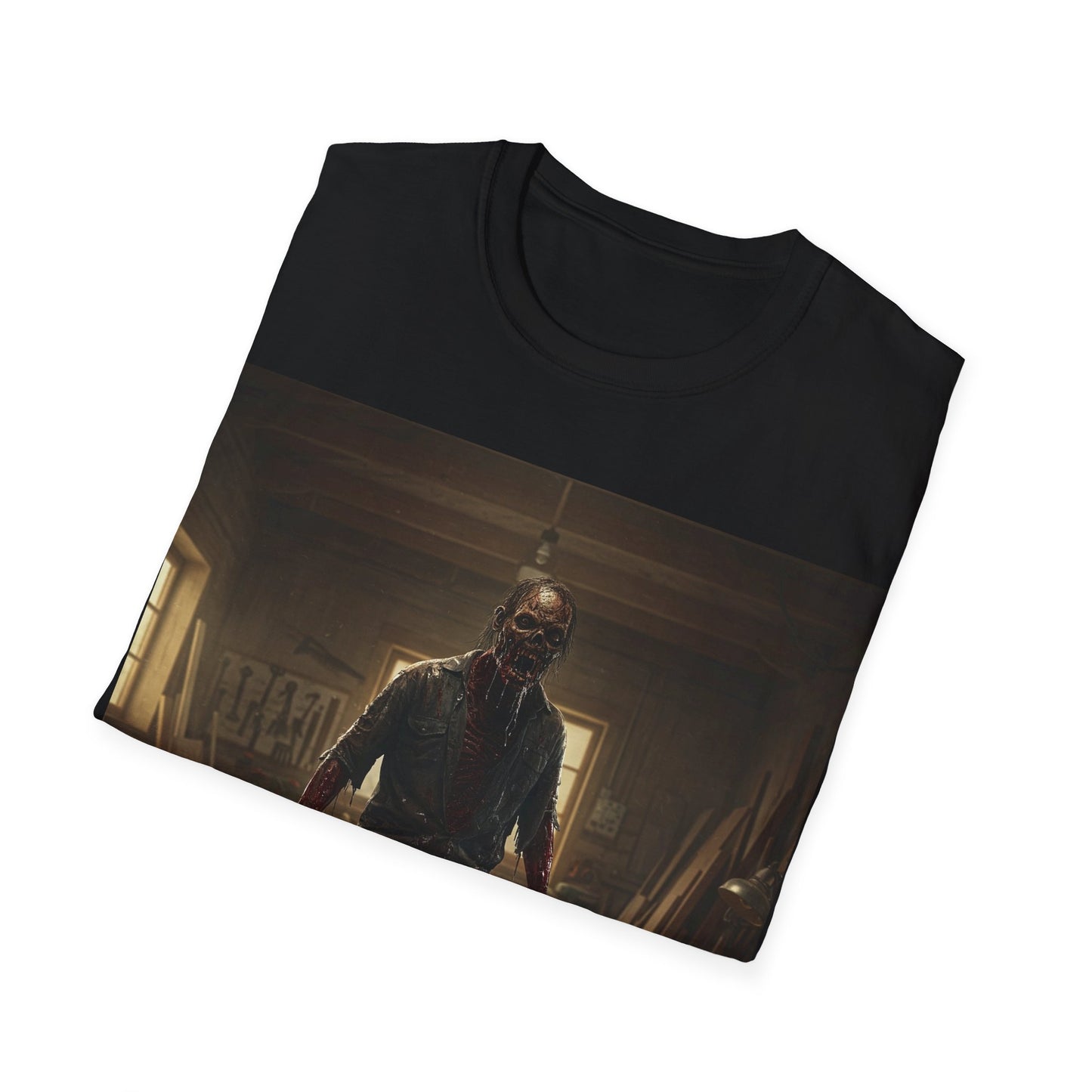 UK - Unisex Horror Movie Softstyle T-Shirt - Perfect for Halloween Enthusiasts