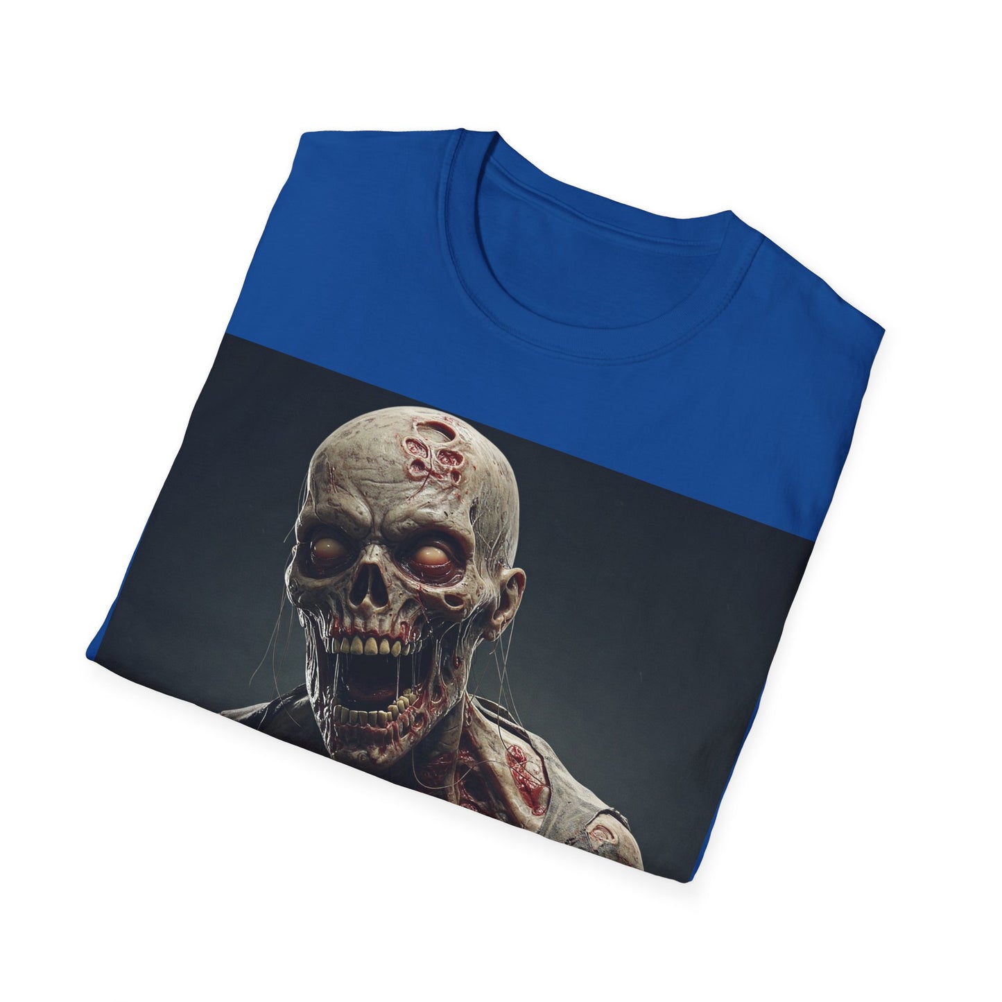 UK - Zombie Graphic Unisex Softstyle T-Shirt | Perfect for Halloween and Horror Fans