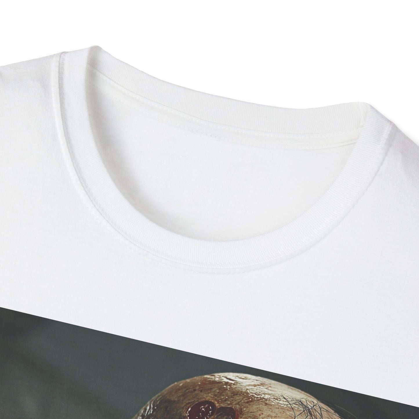 UK - Unisex Softstyle T-Shirt with Zombie Design | Perfect for Halloween and Horror Fans