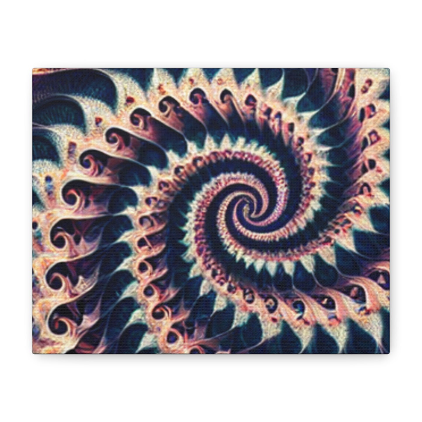 Abstract Spiral Art Canvas Print - Modern Home Decor for Art Lovers