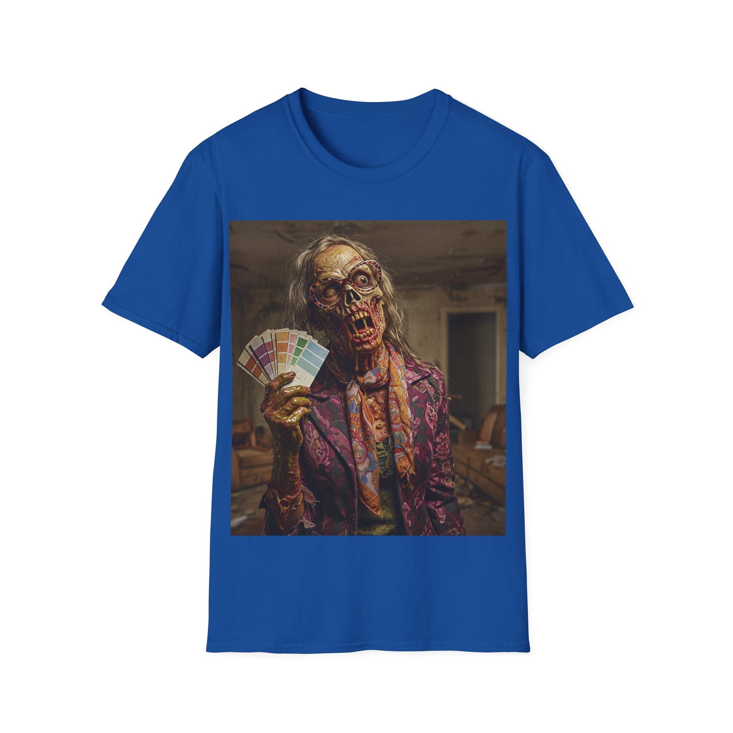 UK - Spooky Skeleton Graphic Unisex T-Shirt - Perfect for Halloween and Horror Fans