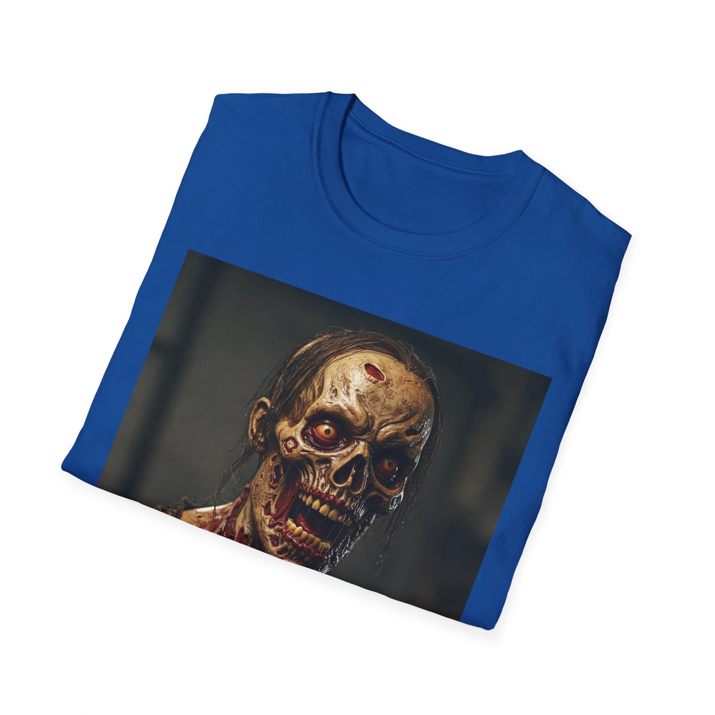 Apocalyptic Portrait Tee, bold, decaying zombie graphic