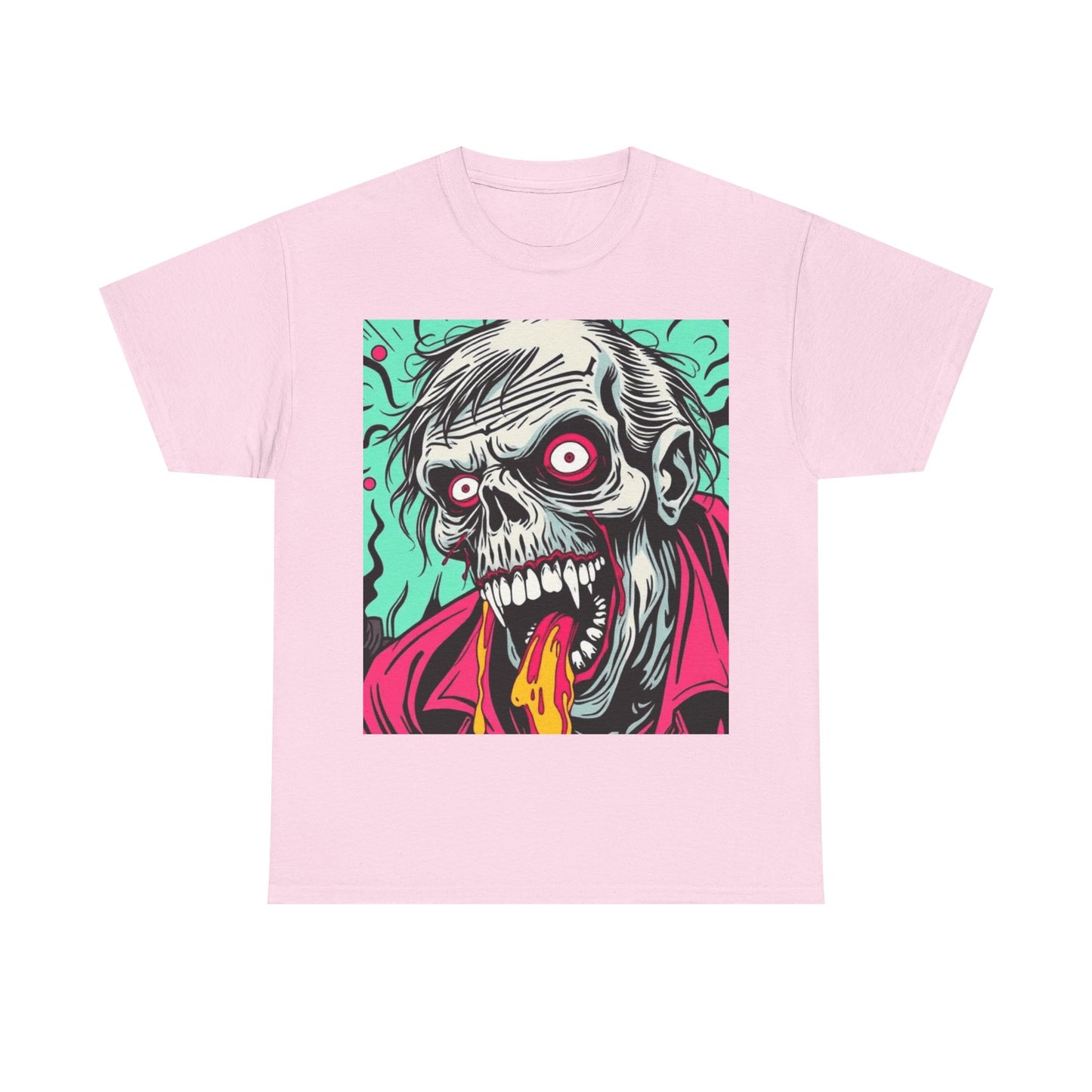 UK - Graphic Zombie Tee - Unisex Heavy Cotton Shirt for Halloween