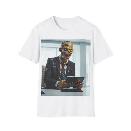 UK - Funny Zombie Executive Unisex Softstyle T-Shirt