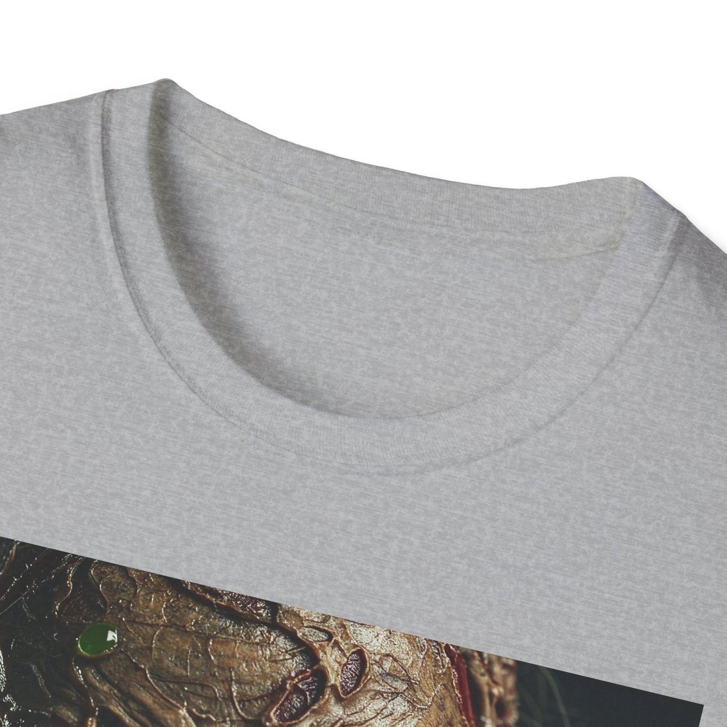 Apocalyptic Portrait Tee, bold, decaying zombie graphic