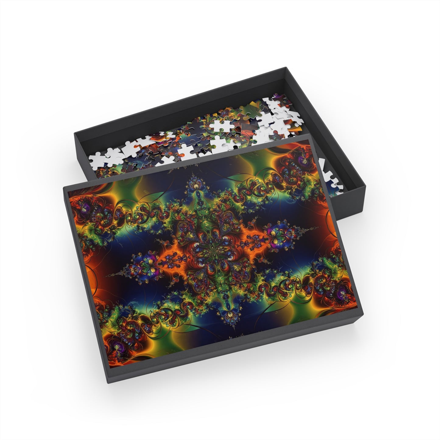 019 - Fractal Puzzle (96, 252, 500, 1000-Piece) - Fun Family Activity and Gift