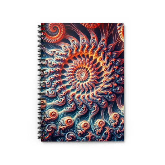 Vibrant Spiral Notebook - Ruled Lines for Creative Minds