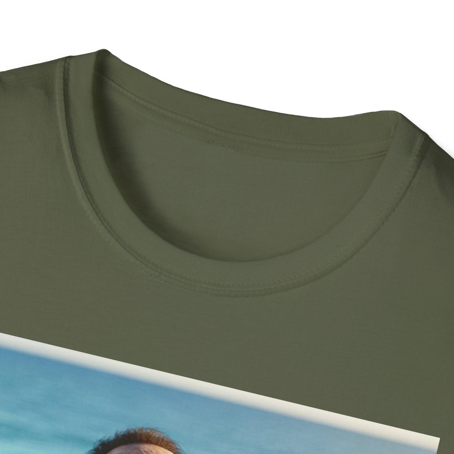 Chill Vibes Unisex Softstyle T-Shirt - Beach Relaxation Design