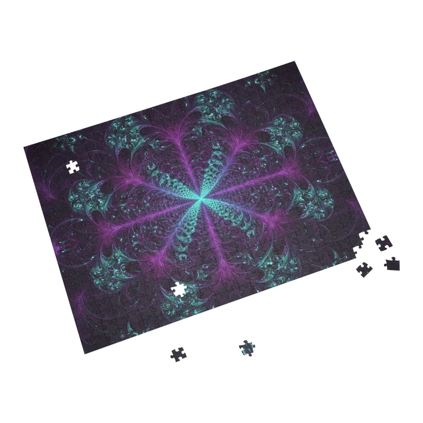 012 - Fractal Puzzle (96, 252, 500, 1000-Piece) - Fun Family Activity and Gift