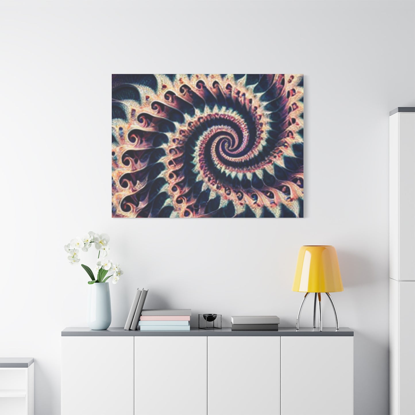 Abstract Spiral Art Canvas Print - Modern Home Decor for Art Lovers