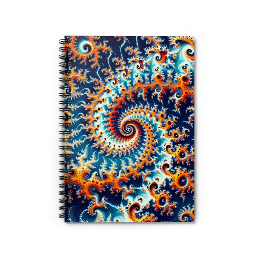 Colorful Spiral Art Notebook - Inspirational Ruled Journal for Creatives