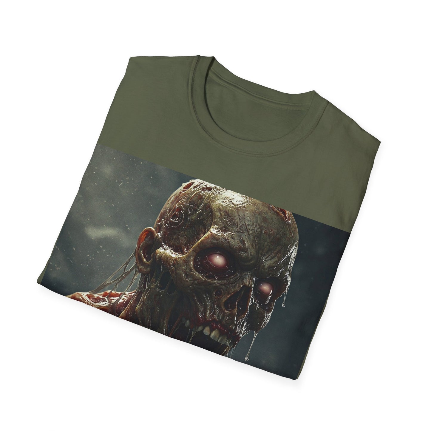 UK - Zombie Graphic Unisex T-Shirt - Perfect for Halloween and Horror Fans