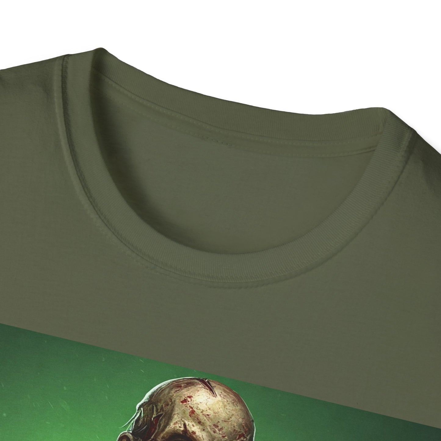 UK - Spooky Zombie Businessman Unisex Softstyle T-Shirt