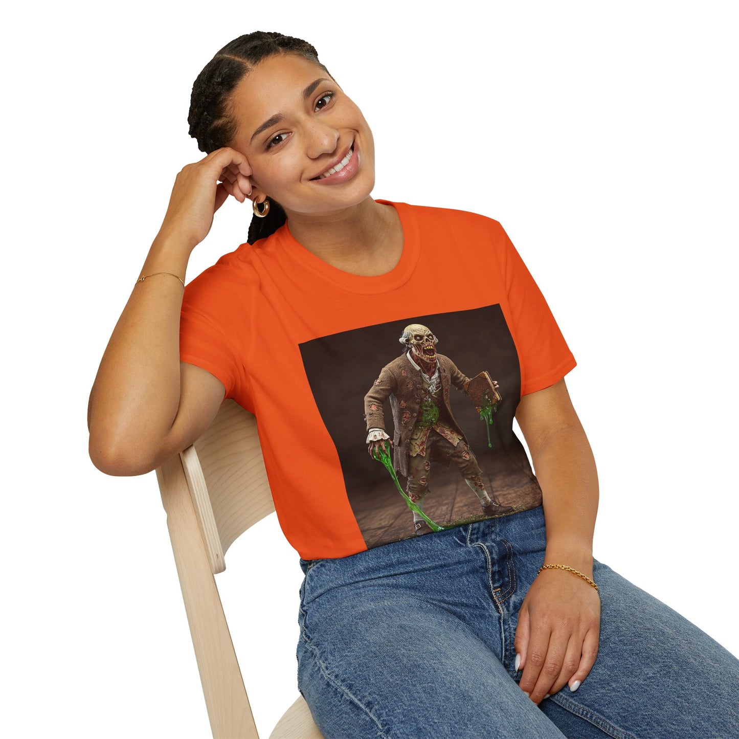Zombie Science Unisex Softstyle T-Shirt - Spooky Halloween Apparel