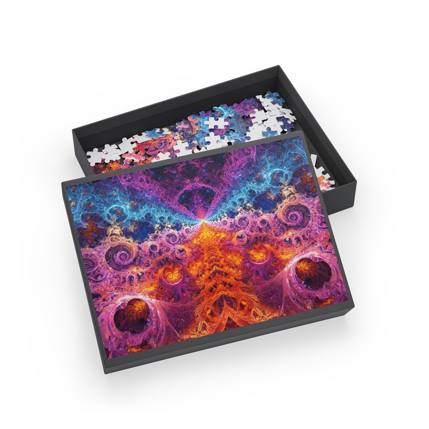 056- Fractal Puzzle (96, 252, 500, 1000-Piece) - Fun Family Activity and Gift