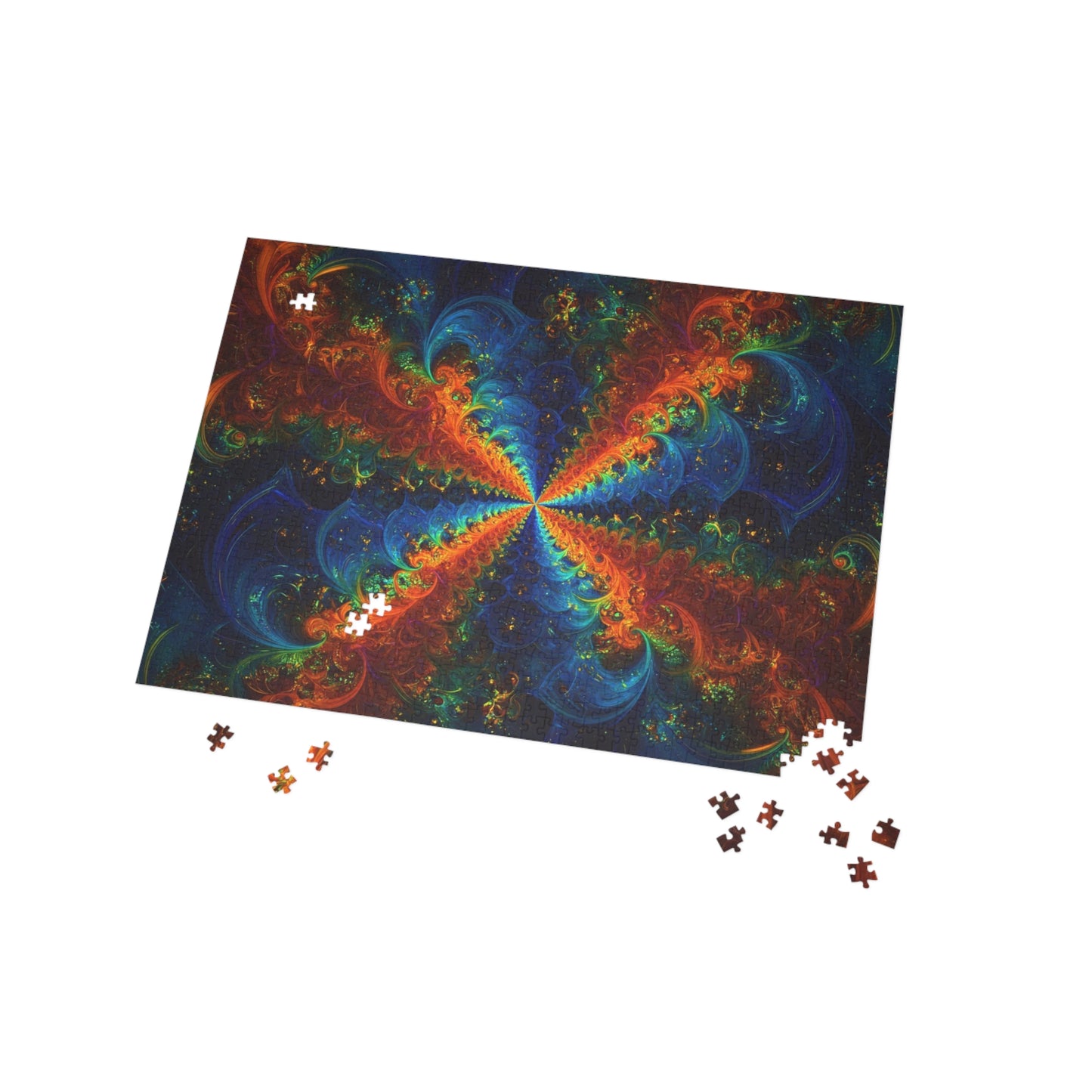 008 - Fractal Puzzle (96, 252, 500, 1000-Piece) - Fun Family Activity and Gift