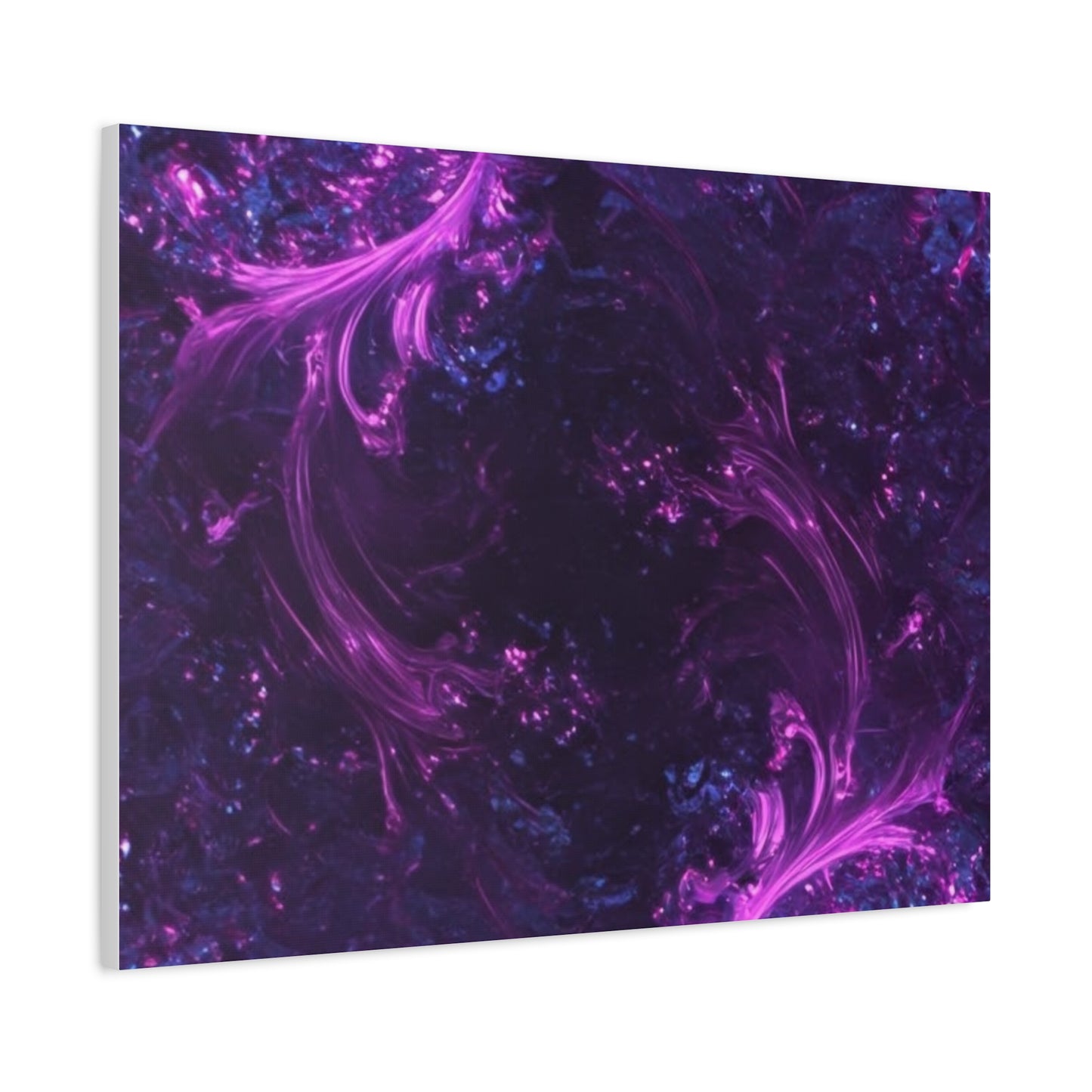 Abstract Purple Fractal Canvas Print - Artistic Wall Décor